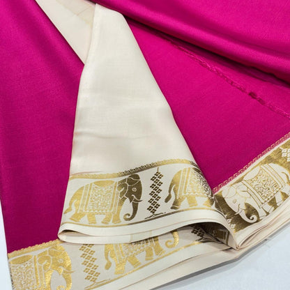Pure Mysore Crepe Silk Saree