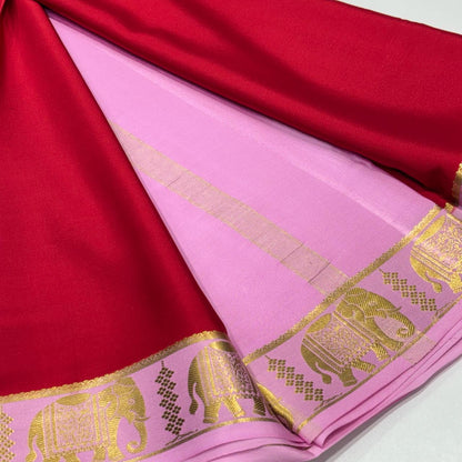 Pure Mysore Crepe Silk Saree