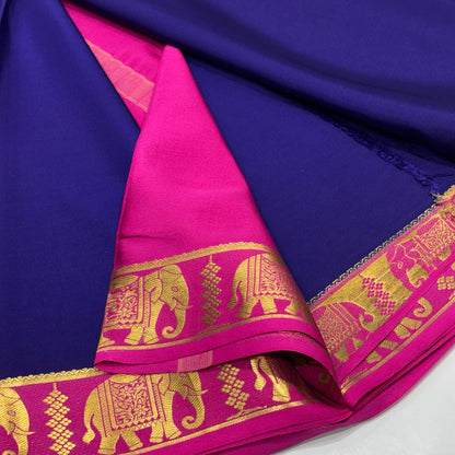 Pure Mysore Crepe Silk Saree