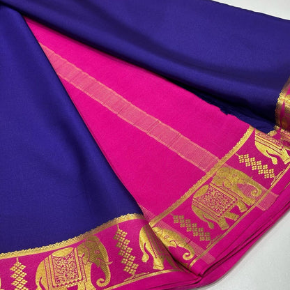 Pure Mysore Crepe Silk Saree
