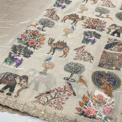 Silky Chiffon Printed Saree