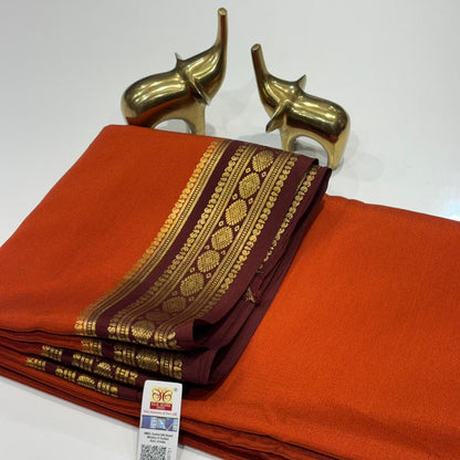 Pure Mysore Crepe Silk Saree