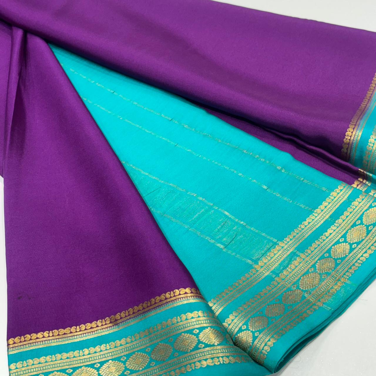 Pure Mysore Crepe Silk Saree