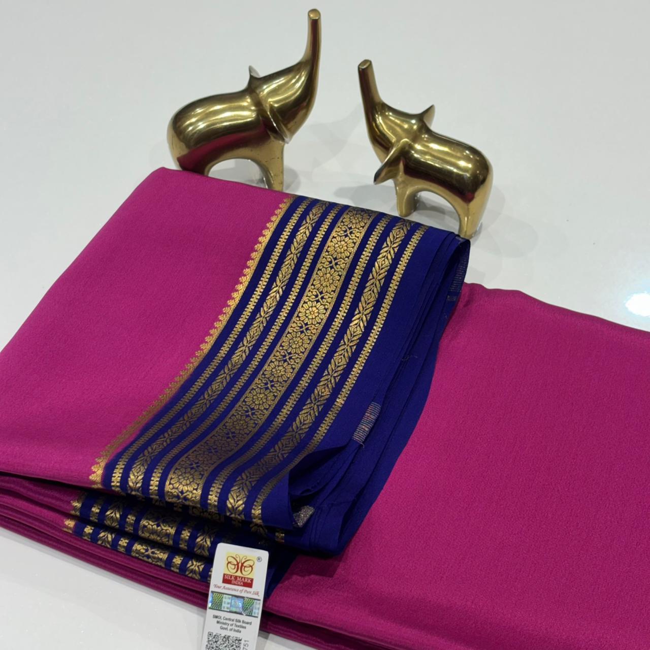 Pure Mysore Silk Saree