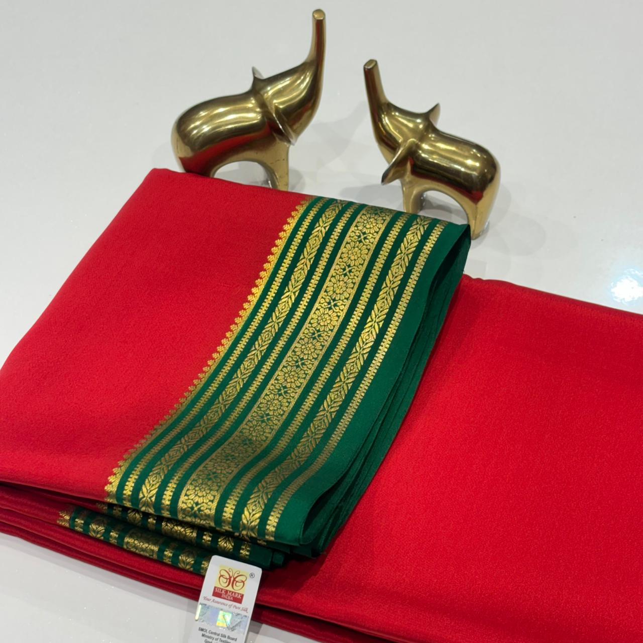 Pure Mysore Silk Saree