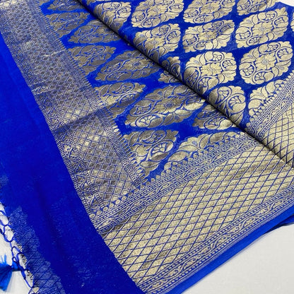 Pure Khaddi Georgette Chiffon Saree