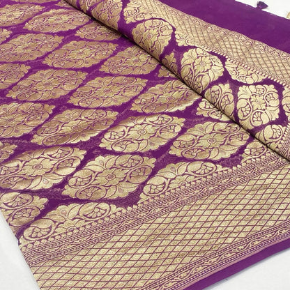Pure Khaddi Georgette Chiffon Saree