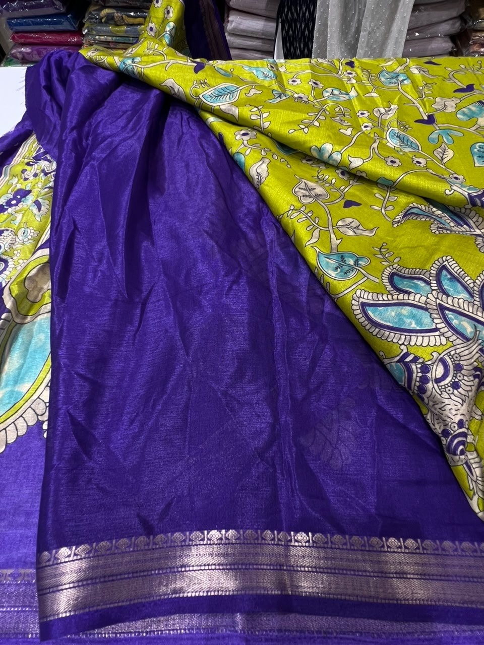 Lightweight Printed Crepe Saree