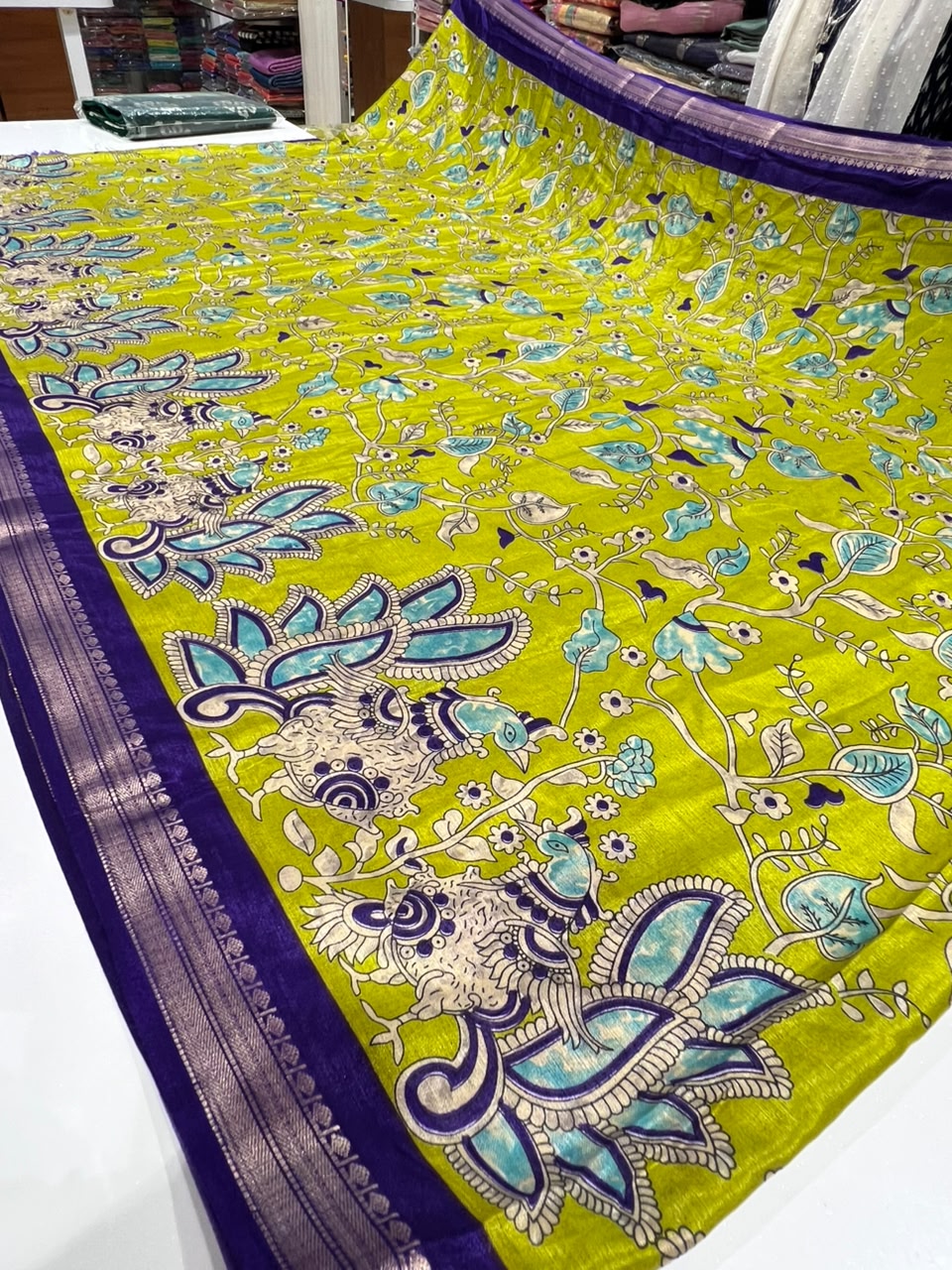 Lightweight Printed Crepe Saree
