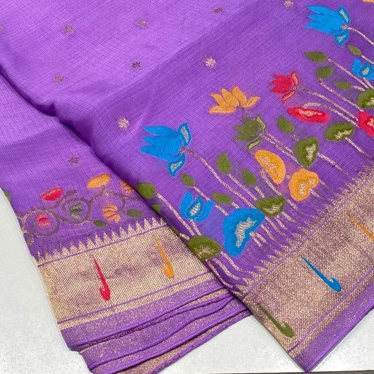Paithani Muniya Border Saree
