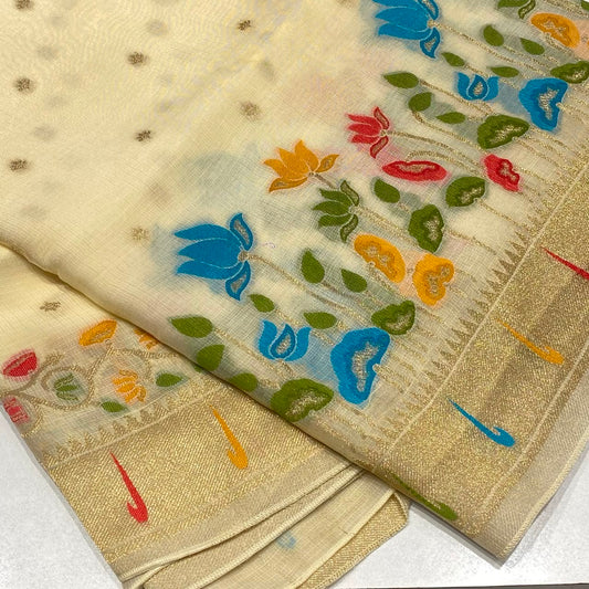 Paithani Muniya Border Saree