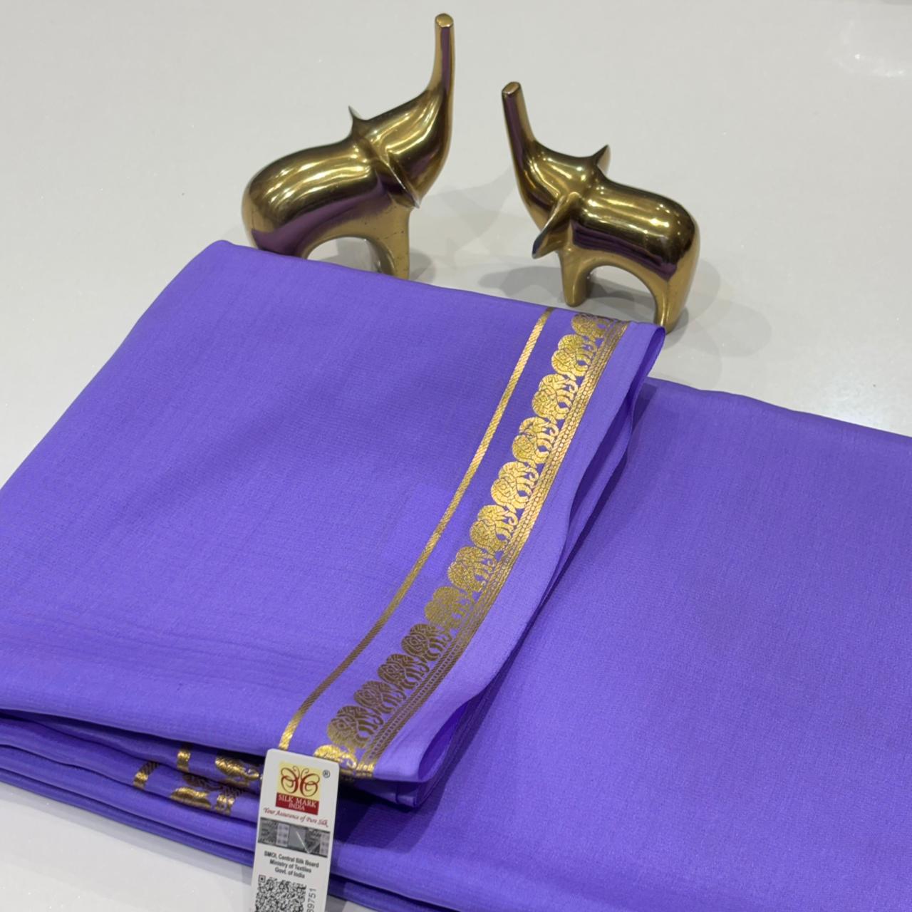 Pure Mysore Silk Saree