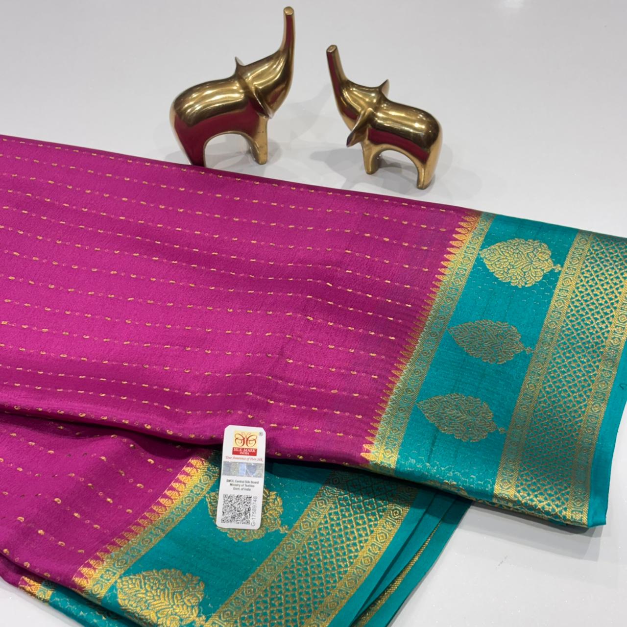 Pure Mysore Silk Saree