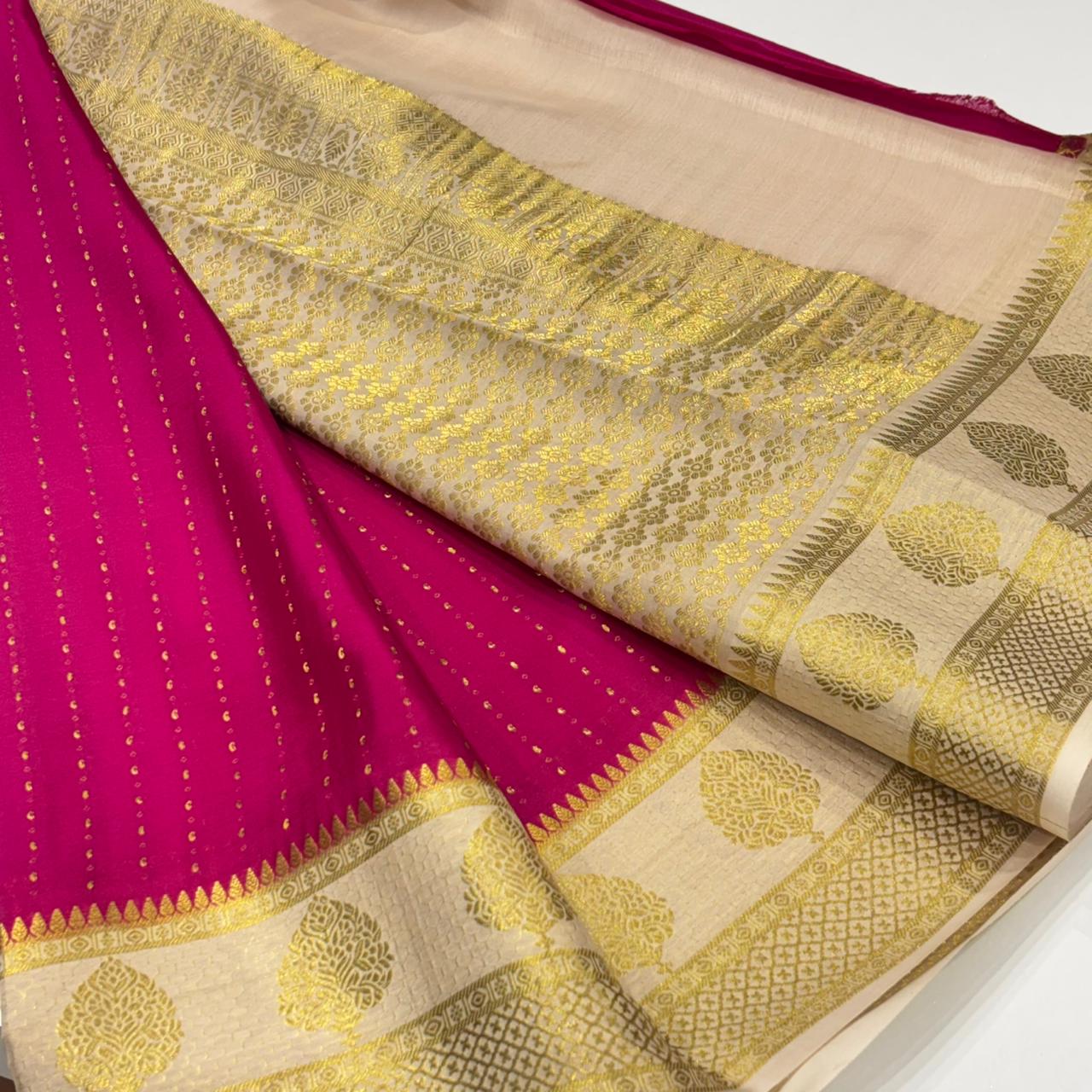 Pure Mysore Silk Saree