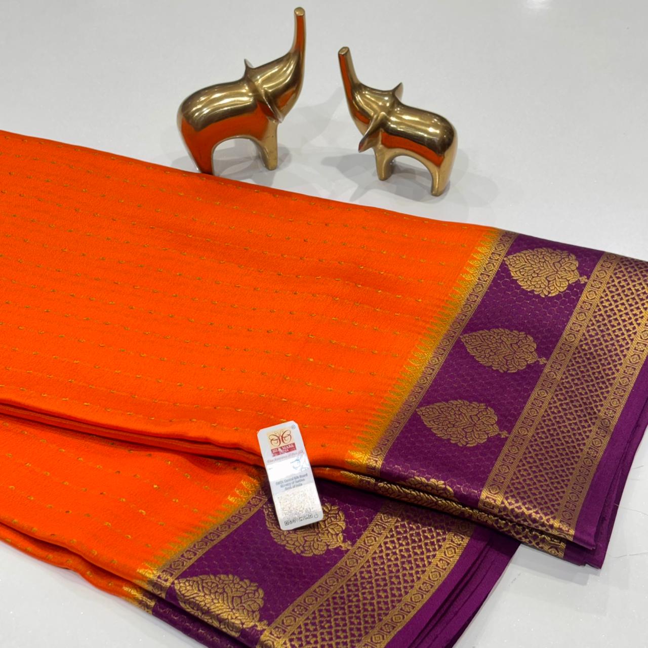 Pure Mysore Silk Saree