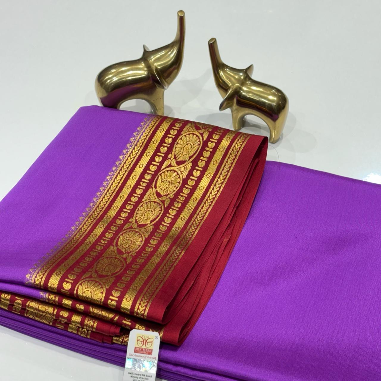 Pure Mysore Silk Saree
