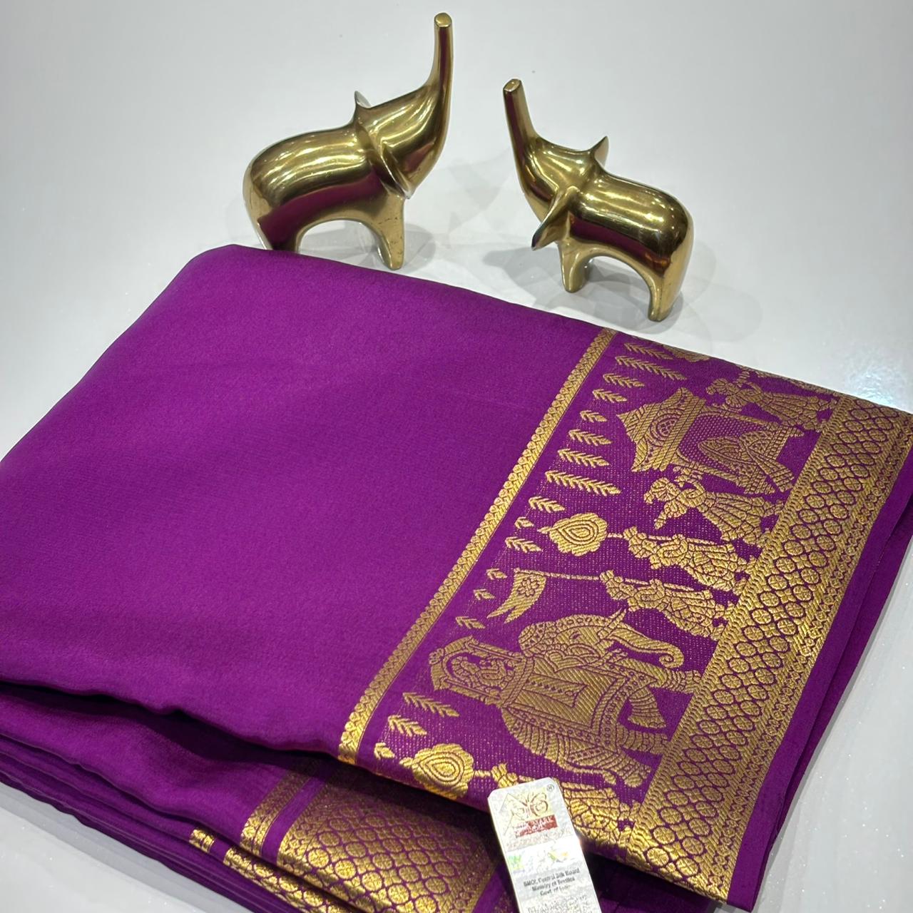 Pure Mysore Silk Saree