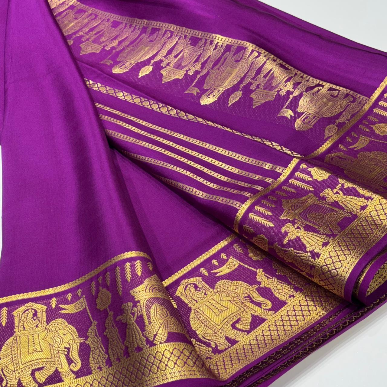 Pure Mysore Silk Saree