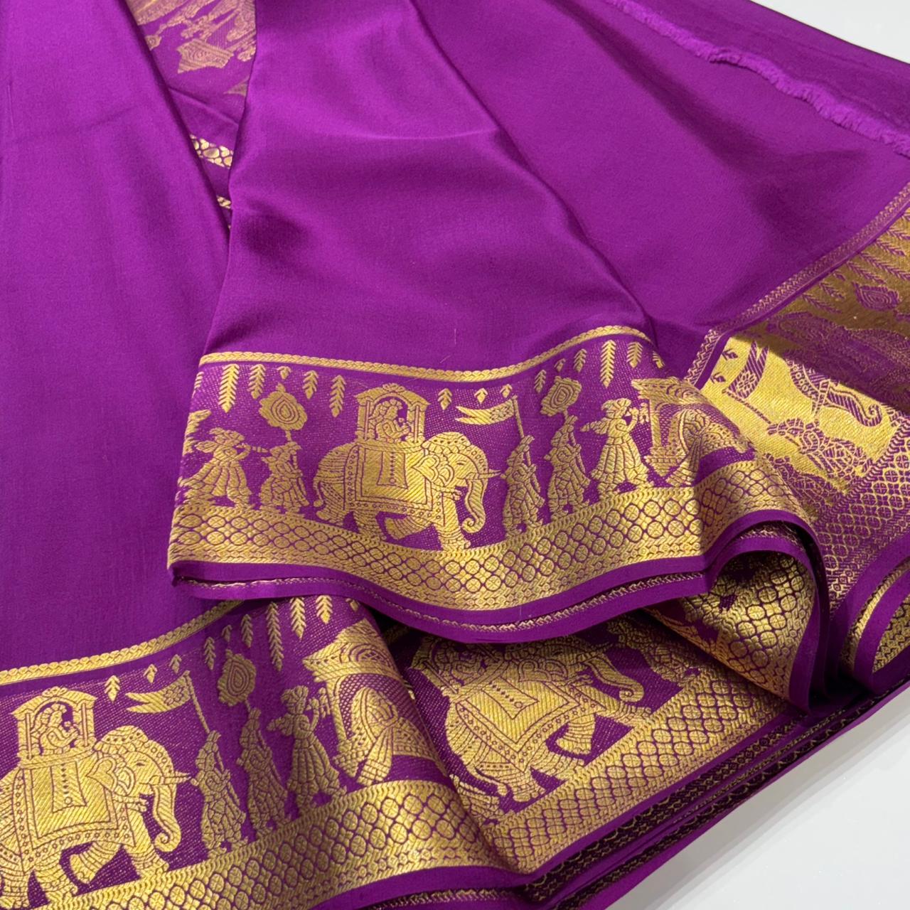 Pure Mysore Silk Saree