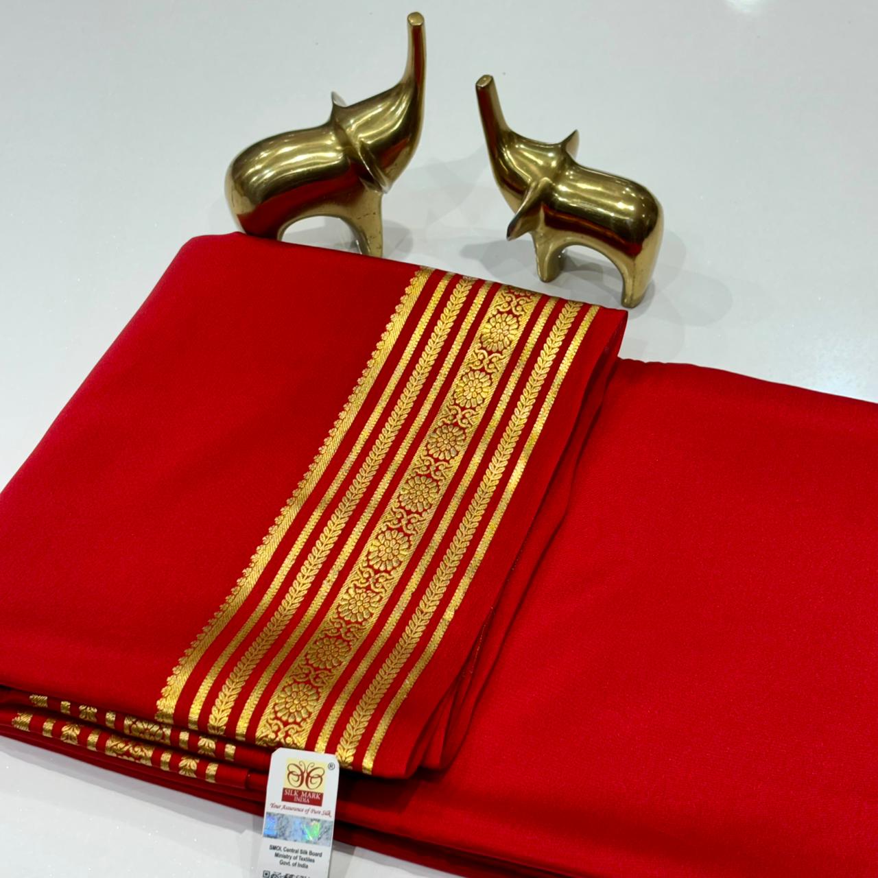 Pure Mysore Silk Saree