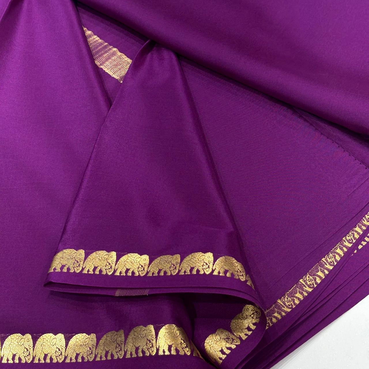 Pure Mysore Silk Saree