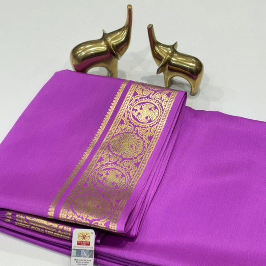 Pure Mysore Crepe Silk Saree