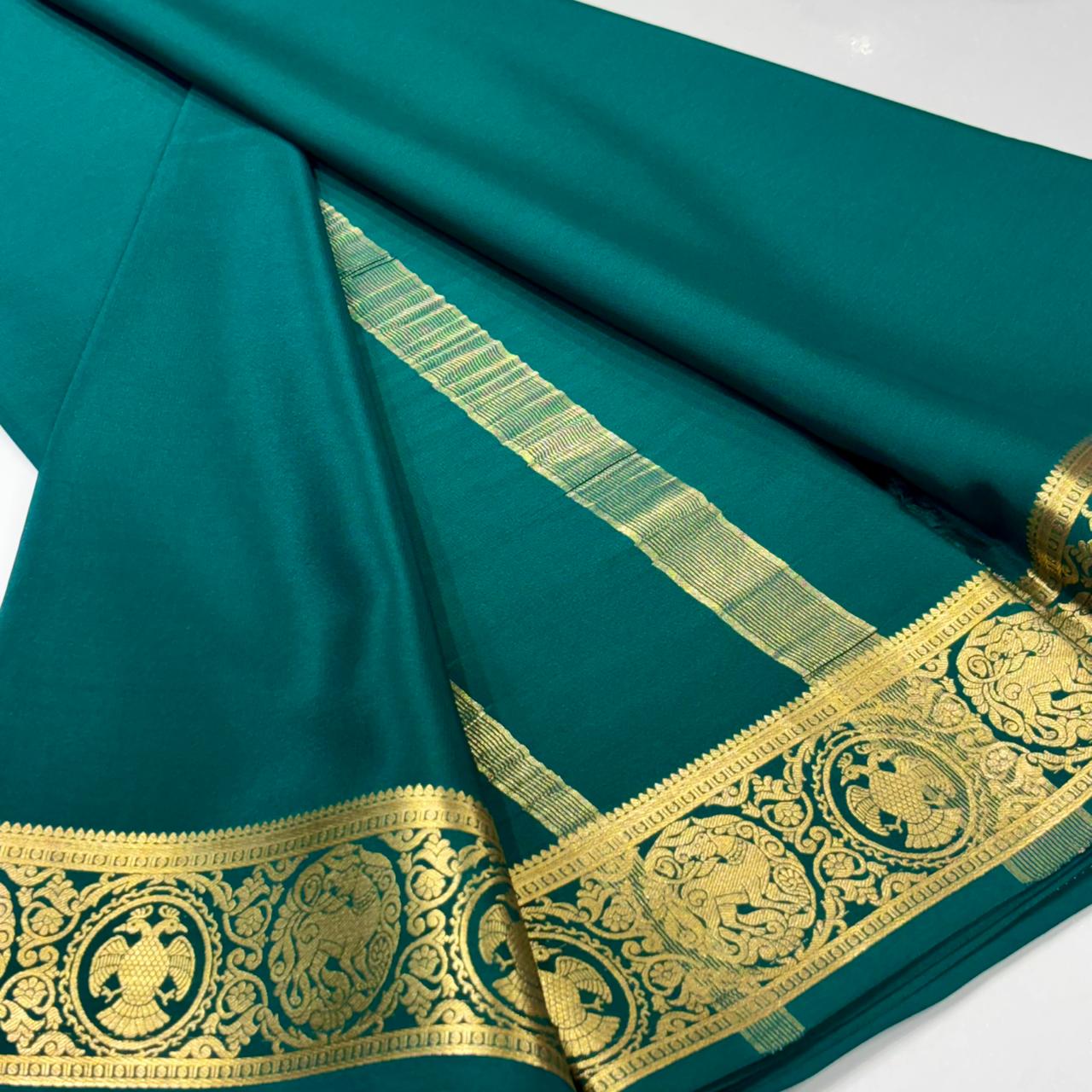 Pure Mysore Crepe Silk Saree