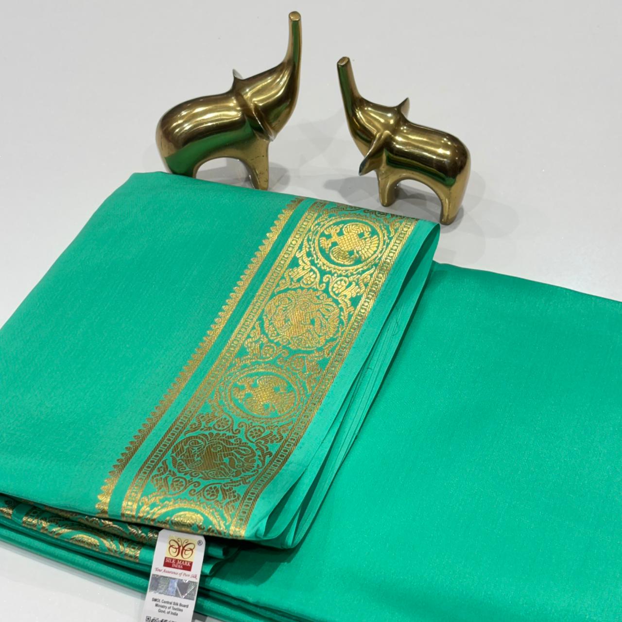 Pure Mysore Crepe Silk Saree