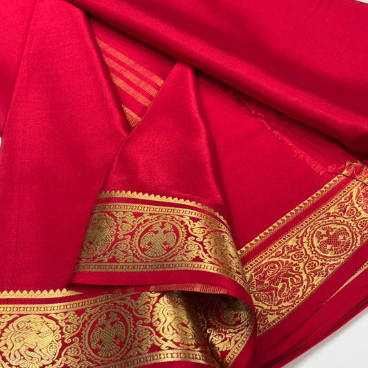 Pure Mysore Crepe Silk Saree