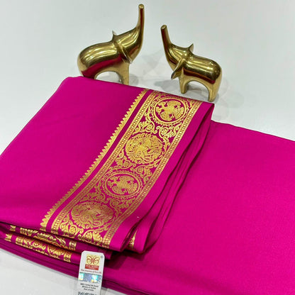 Pure Mysore Crepe Silk Saree