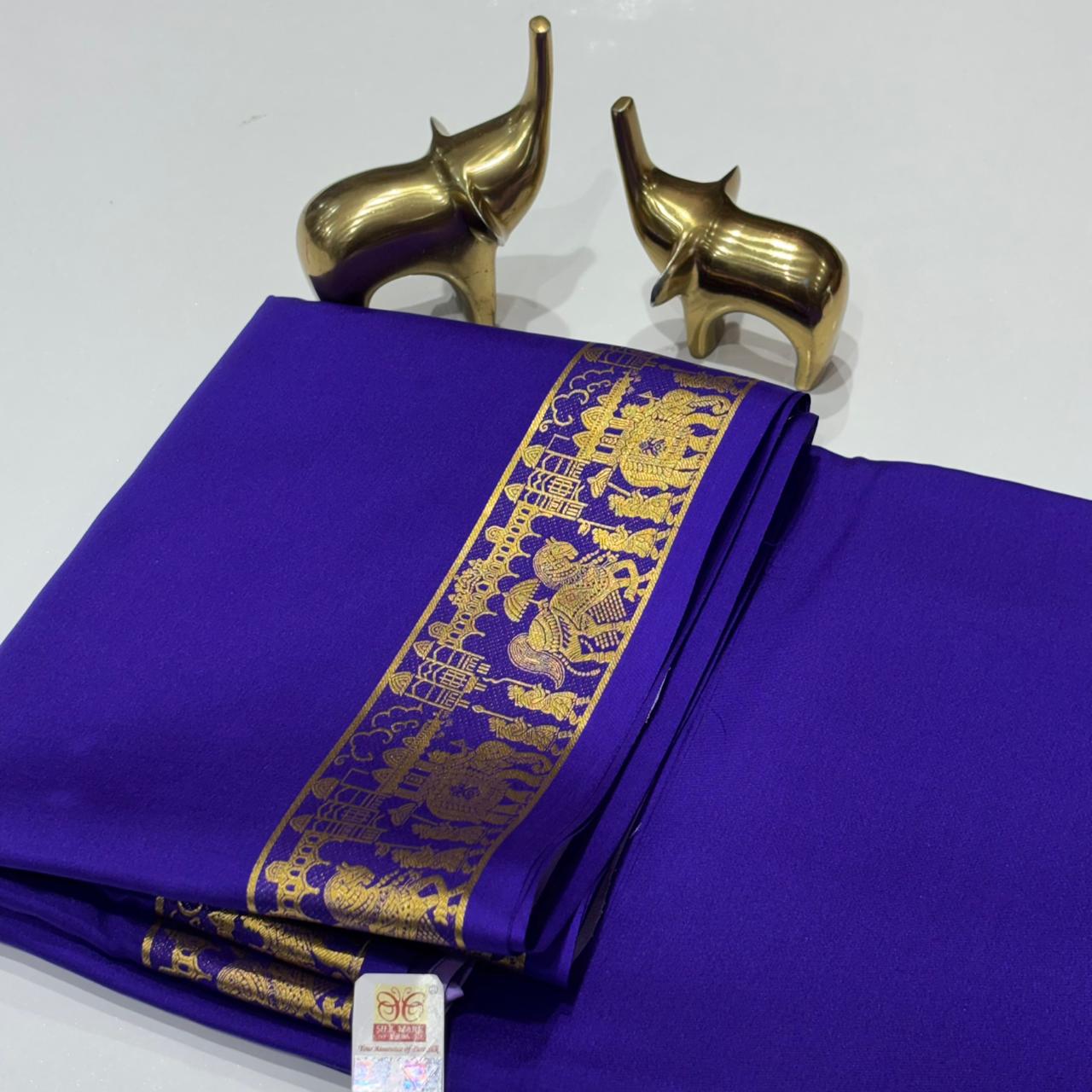 Pure Mysore Crepe Silk Saree