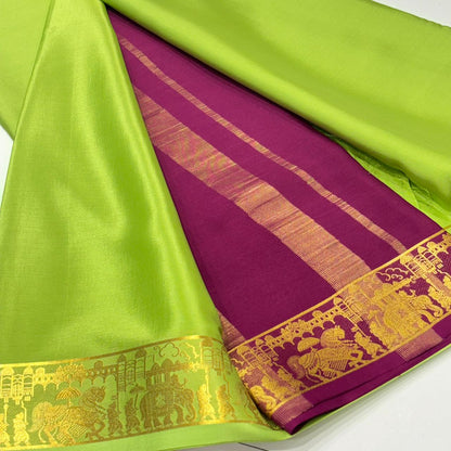 Pure Mysore Crepe Silk Saree