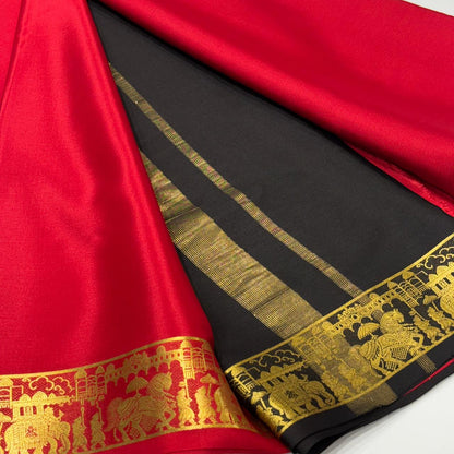 Pure Mysore Crepe Silk Saree