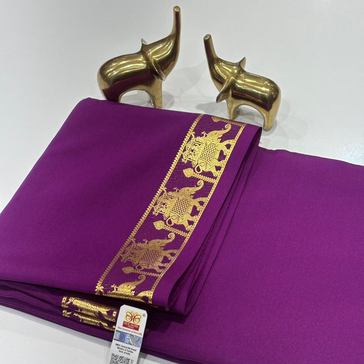 Pure Mysore Silk Saree