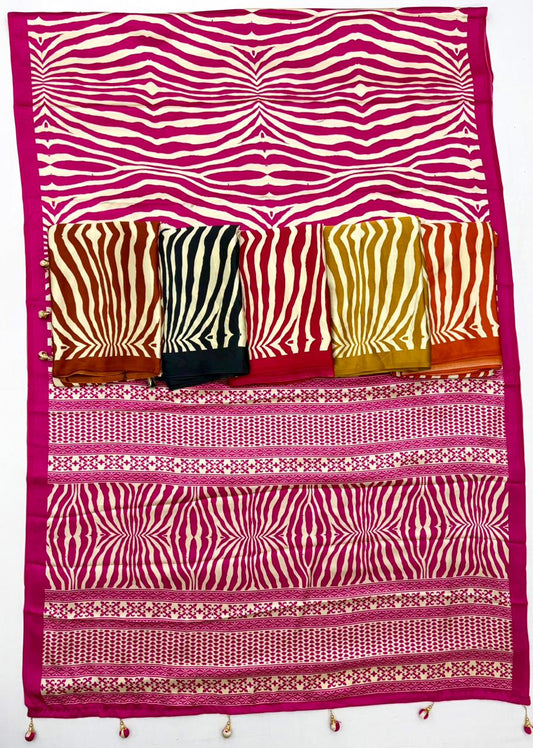 Semi Modal Silk Saree