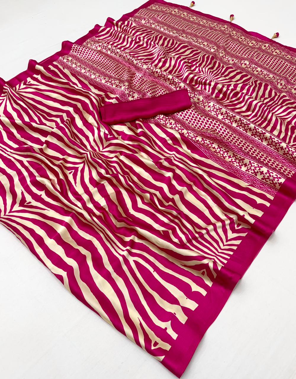 Semi Modal Silk Saree