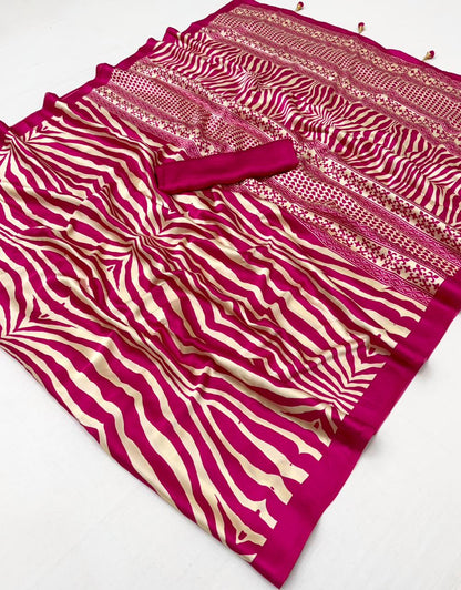 Semi Modal Silk Saree