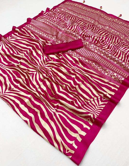 Semi Modal Silk Saree