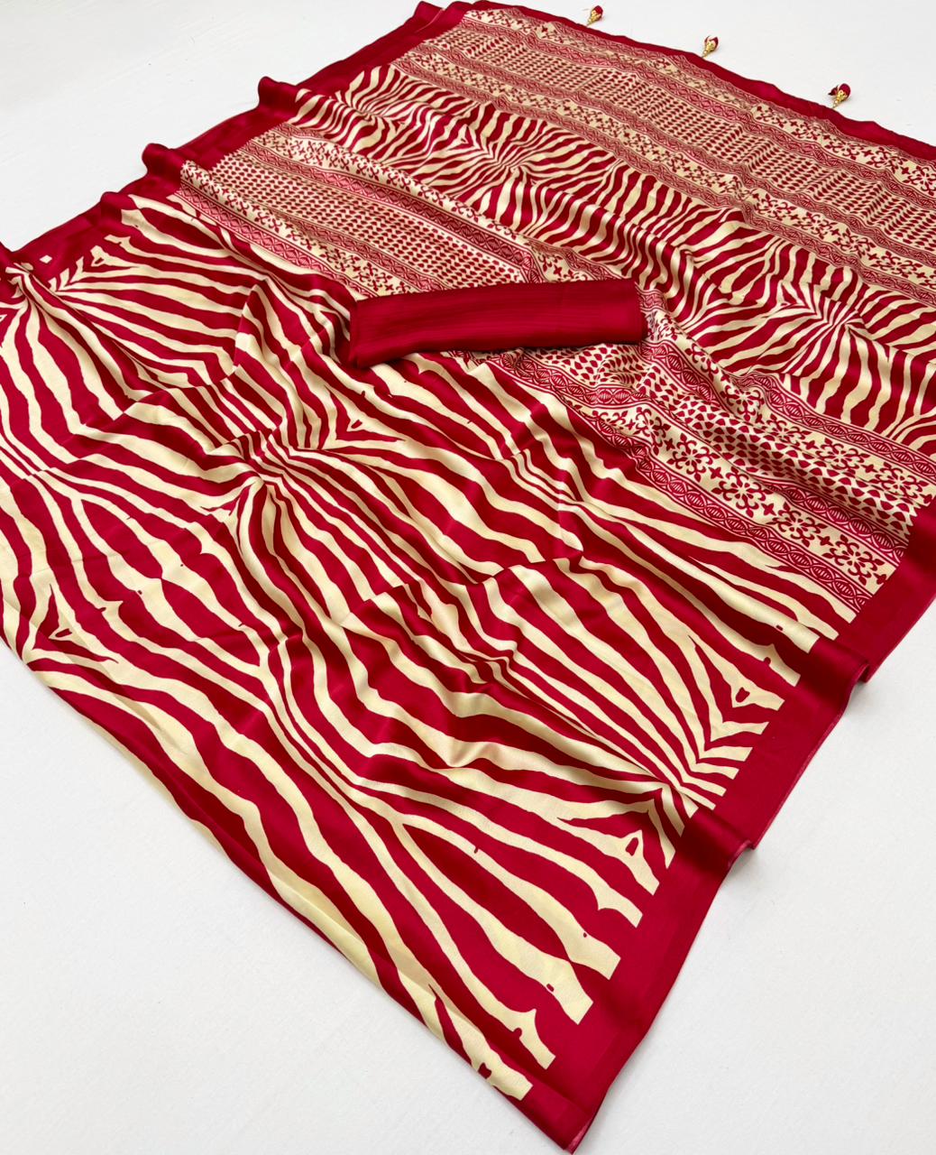 Semi Modal Silk Saree