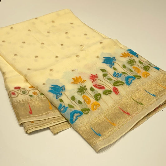 Paithani Muniya Border Saree