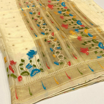 Paithani Muniya Border Saree