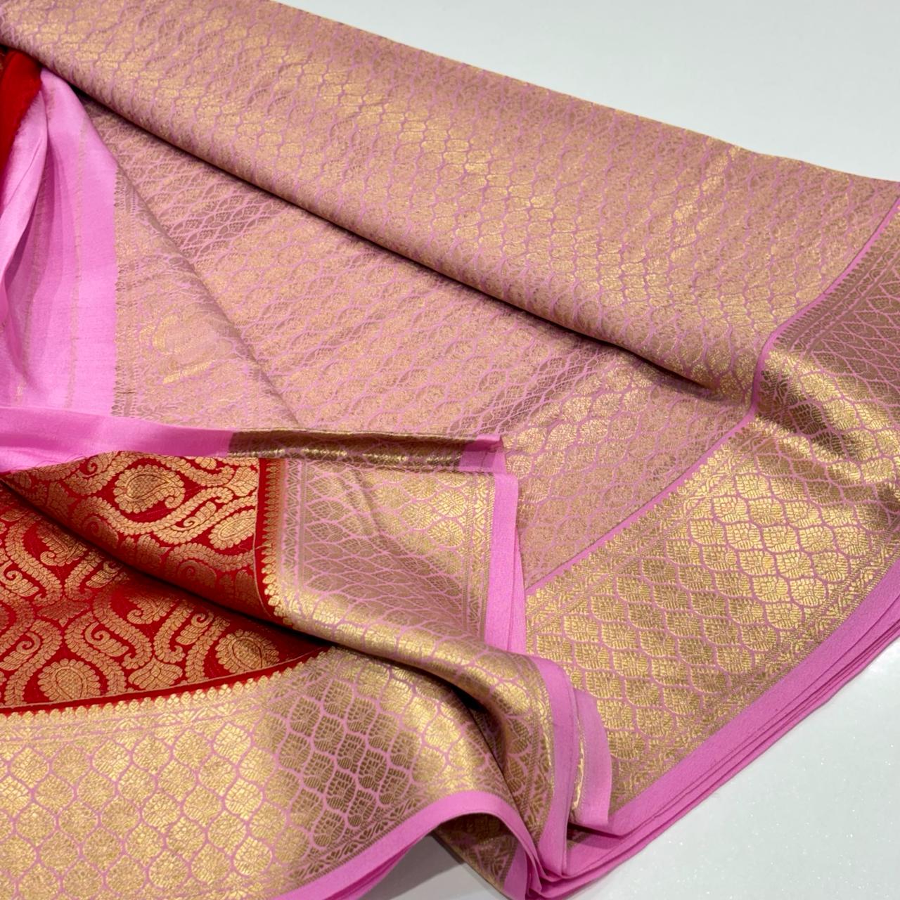Pure Mysore Silk Brocade Saree