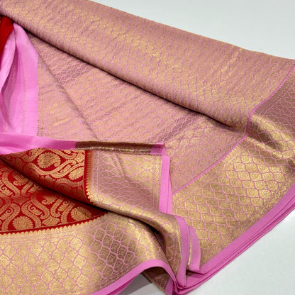 Pure Mysore Silk Brocade Saree