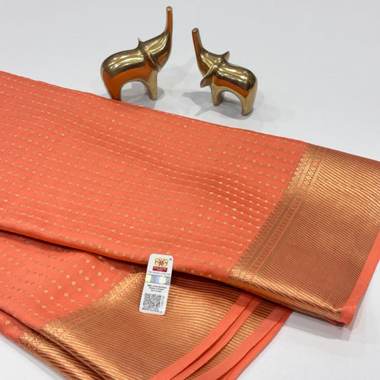 Pure Mysore Silk Brocade Saree