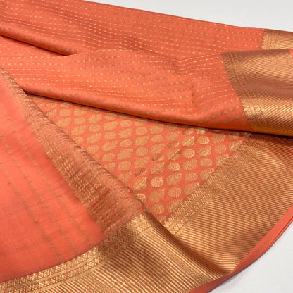 Pure Mysore Silk Brocade Saree