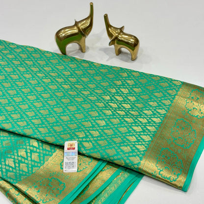 Pure Mysore Silk Brocade Saree