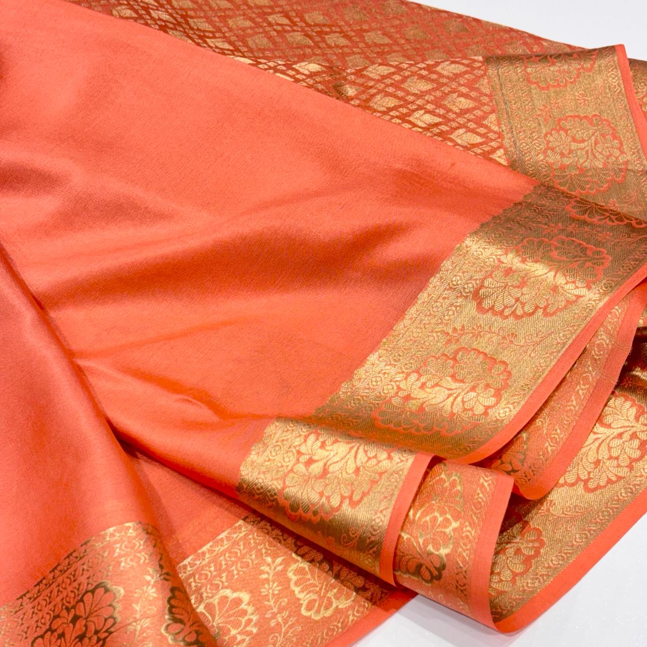 Pure Mysore Silk Brocade Saree