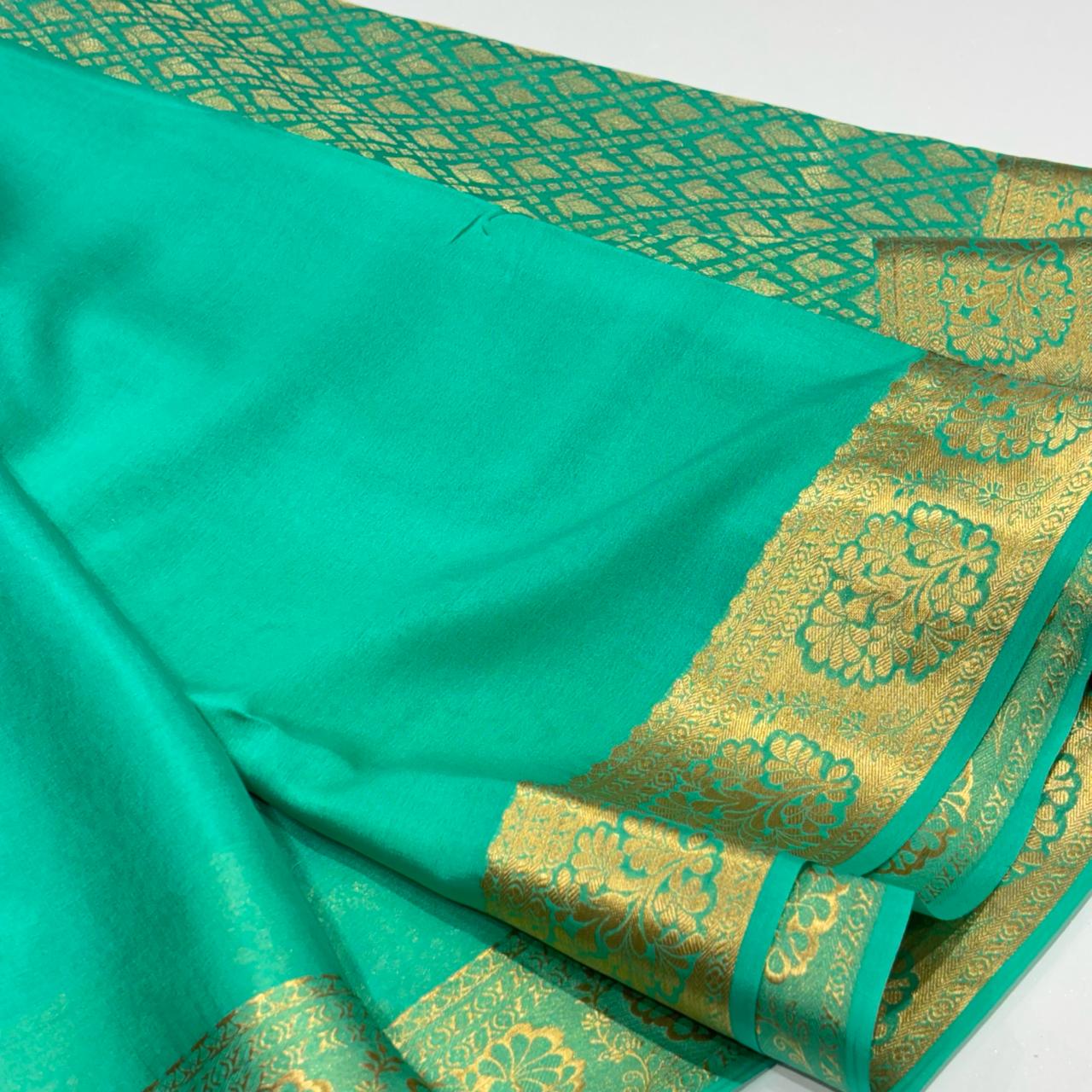 Pure Mysore Silk Brocade Saree