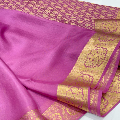 Pure Mysore Silk Brocade Saree