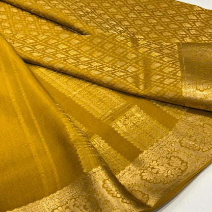 Pure Mysore Silk Brocade Saree